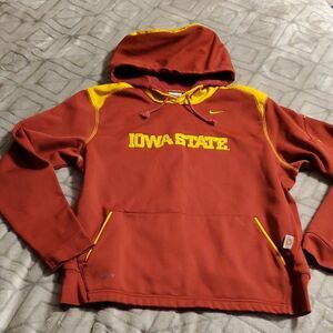 Iowa State Cyclones Football Nike Team Issued Hoodie Size Youth LARGE ThermaFit